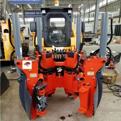 fuwei skid steer loader with tree spade for sale