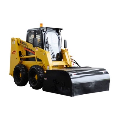 china skid steer sweeper attachments clean on expressway