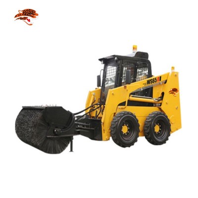 hot selling small skid steer backhoe loader WS65/engine power 65hp/loading capacity 900kg